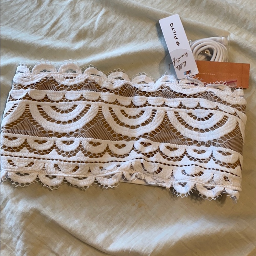 PilyQ Bandeau bathing suit top